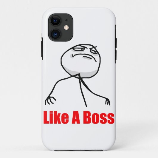Alsof een baas iPhone 5 Meme hoes (Achterkant)