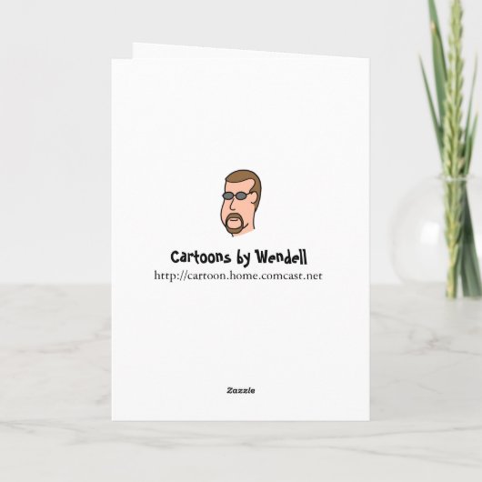 Alsof het me iets kan schelen kaart (Achterkant)