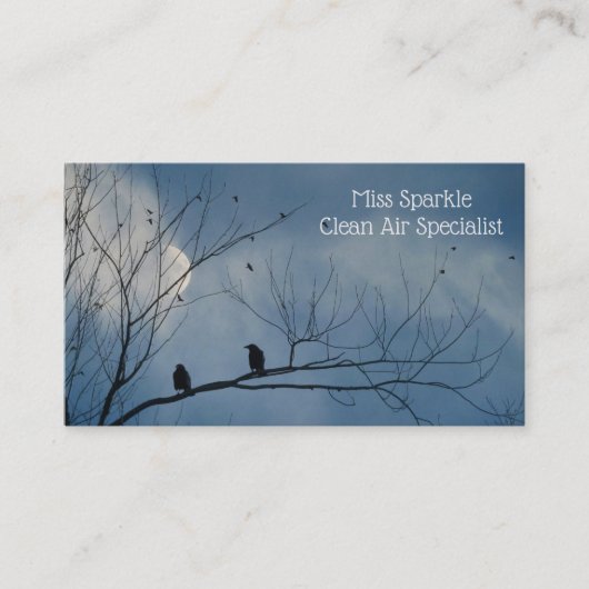 Alsof je buiten bent visitekaartje (Voorkant)