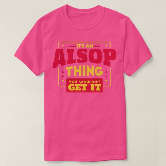 Alsop T-shirt (Design voorkant)