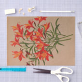 Alstroemeria Aurantiaca door Arentina Arendsen Tissuepapier (Craft)