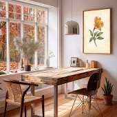 Alstroemeria Botanisch Canvas Muur Kunst Poster