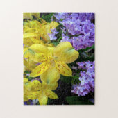 Alstroemeria en Lilacs Flowers Legpuzzel (Verticaal)
