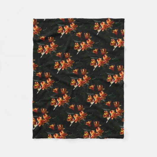 alstroemeria fleece deken (Voorkant)