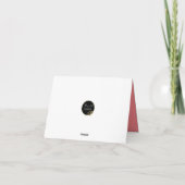 Alstroemeria Jubileum wensen Kaart (Achterkant)