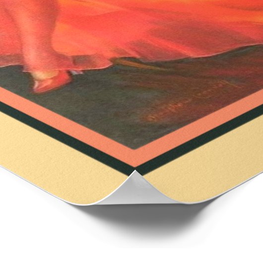 " alstublieft" Art Deco 1930 Poster (Hoek)