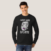 Alt Aesthetics I have Dark Secrets Roos Tattoo Emo T-shirt (Voorkant volledig)