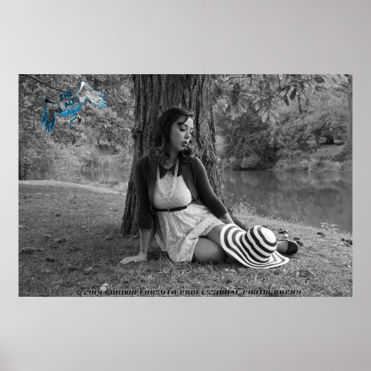 Alt Angel Resident pinup Model Lacey Poster (Voorkant)