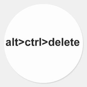 Alt>Ctrl>sticker verwijderen Ronde Sticker
