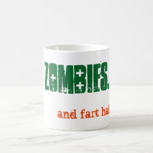 Alt Eat Zombies en Fart Halloween Emo Gothic Koffiemok