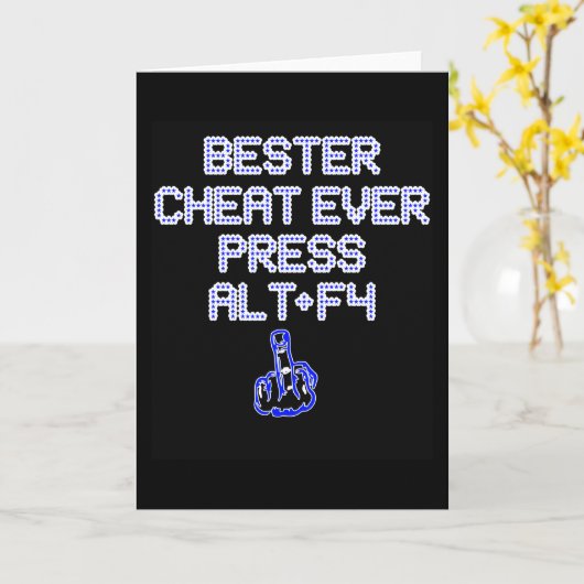 ALT F4 Cheat Kaart (Gele Bloem)