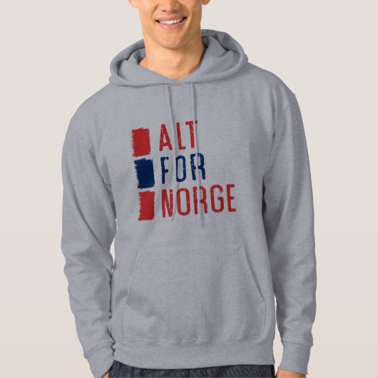 Alt for Norge Norway Motto Hoodie (Voorkant)