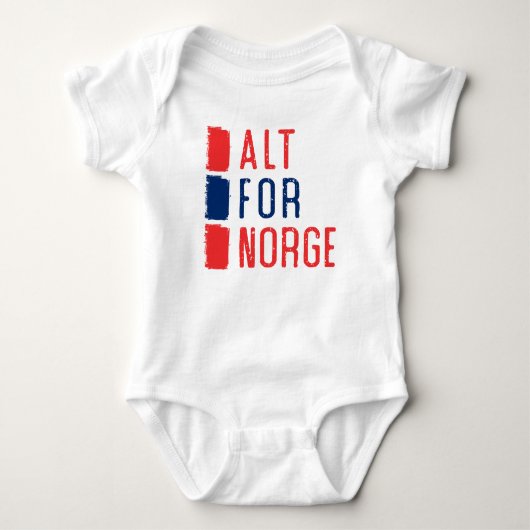Alt for Norge Norway Motto Tee Shirt (Voorkant)