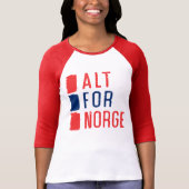 Alt for Norge Norway Motto Tee Shirt (Voorkant)