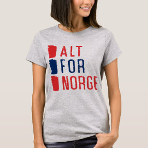Alt for Norge Norwegian Motto T-shirt