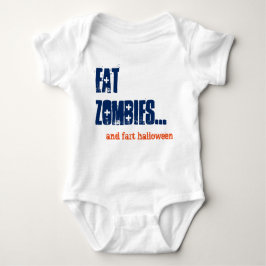 Alt Funny Baby Eat Zombies Halloween Baby Grow Romper