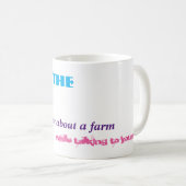 Alt Funny Boerderij Hen Joke Koffiemok (Voorkant rechts)