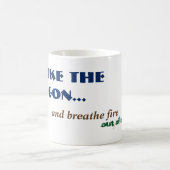 Alt Funny Dragon Fart Joke Mystiek Mythisch Koffiemok (Center)