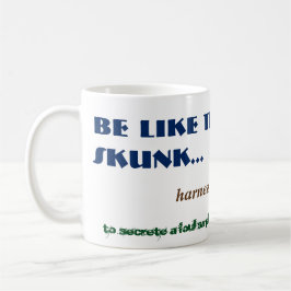 Alt Funny Skunk Smelly Fart Odor Woodland Animal Koffiemok