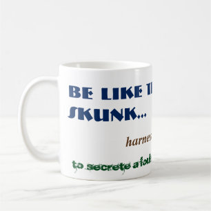 Alt Funny Skunk Smelly Fart Woodland Animal Koffiemok