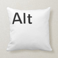 Alt ingedrukt houden en Kussens verwijderen