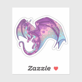Alt Lesbische Pride Dragon Sticker
