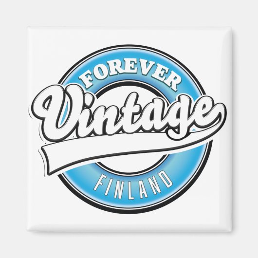 Alt logo Finland vintage Magneet (Voorkant)