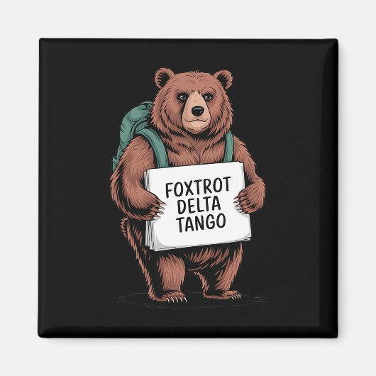Alt National Park Resist Service Beer Foxdraaft De Magneet (Voorkant)