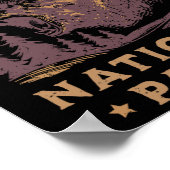 Alt National Park Resist Service Bescherm onze nat Poster (Hoek)