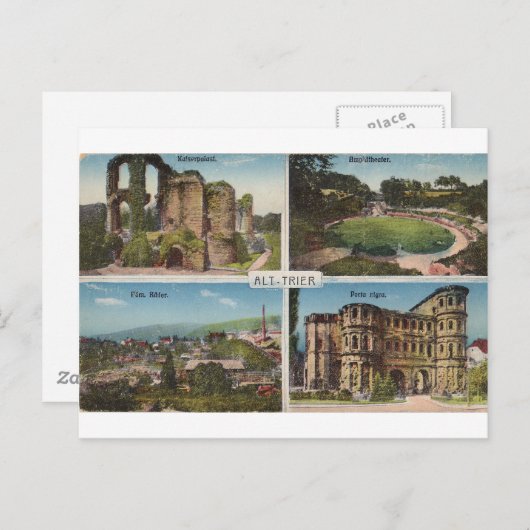 Alt Trier  briefkaart (Voorkant / Achterkant)