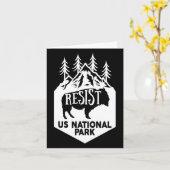 Alt US National Park Resist Service Kaart (Gele Bloem)