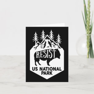 Alt US National Park Resist Service Kaart
