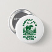 Alt US National Park Resist Service Ronde Button 5,7 Cm (Voorkant /achterkant)
