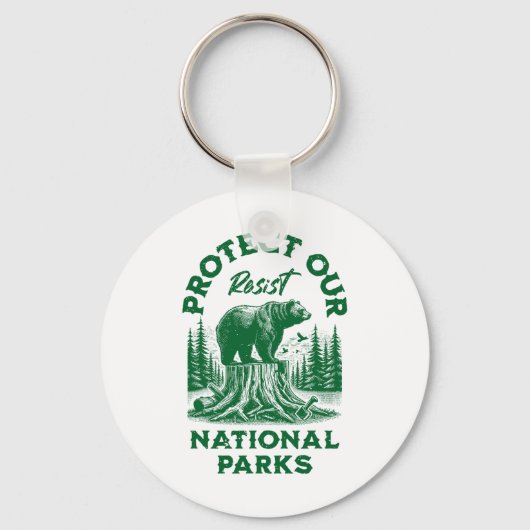 Alt US National Park Resist Service Sleutelhanger (Voorkant)