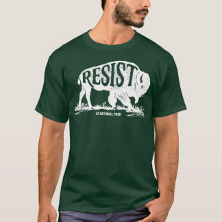 ALT US National Park Service verzet tegen Bison Vi T-shirt