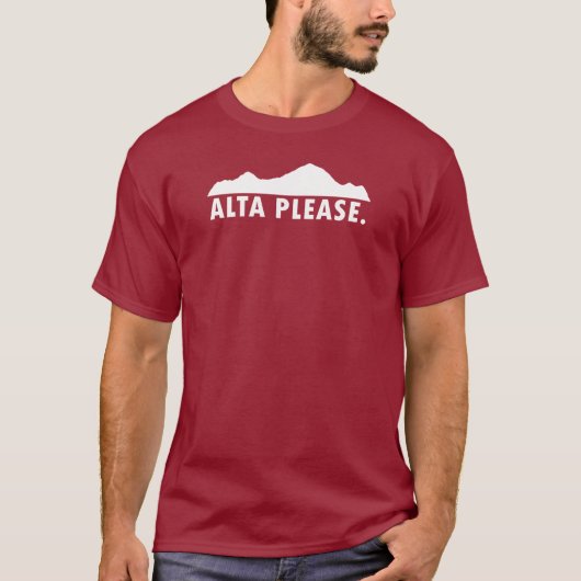 Alta Alsjeblieft T-shirt (Voorkant)