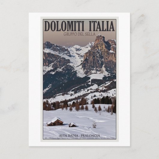 Alta Badia Meadows Briefkaart (Voorkant)