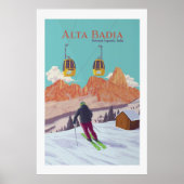 Alta Badia Ski Resort Poster (Voorkant)