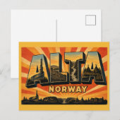 Alta Noorwegen Kathedraal Briefkaart (Voorkant / Achterkant)