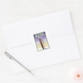 ALTA Noorwegen skireisposter Vierkante Sticker (Envelop)