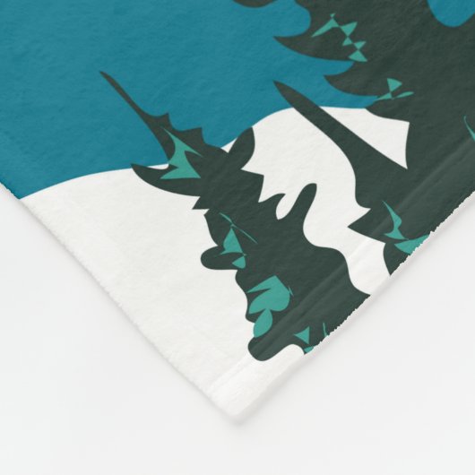 Alta Ski Area Winter Utah  Fleece Deken (Hoek)