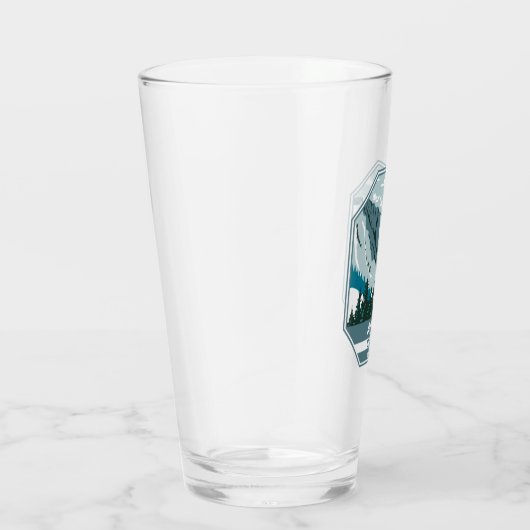 Alta Ski Area Winter Utah Glas (Rechts)