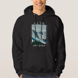 Alta Ski Area Winter Utah  Hoodie