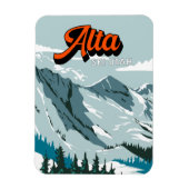 Alta Ski Area Winter Utah  Magneet (Verticaal)