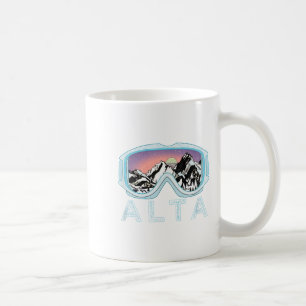 Alta Ski Design _ Alta, Ut Skien Sneeuw Cadeau Koffiemok