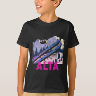 Alta Ski - stijl Alta Skiing Vakantie T-shirt