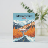 Alta Snowbird Ski Utah Bergen Briefkaart (Staand voorkant)