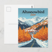 Alta Snowbird Ski Utah Bergen Briefkaart (Voorkant / Achterkant)