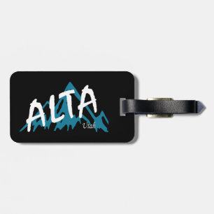 Alta Utah-gebergte Bagagelabel