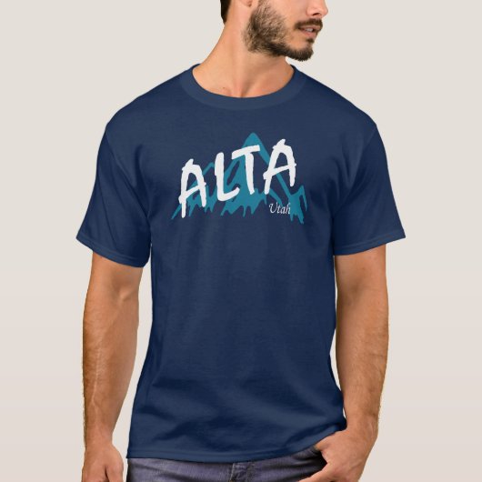 Alta Utah-gebergte T-shirt (Voorkant)